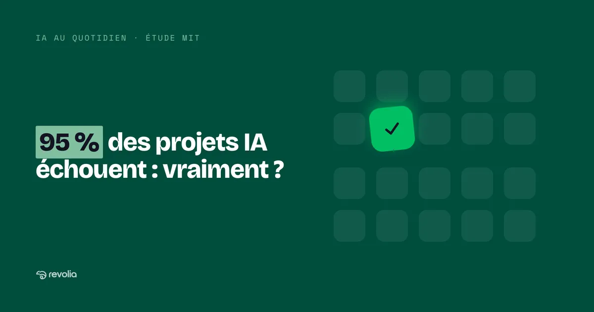 95 % des projets IA échouent : ce que dit vraiment le rapport du MIT