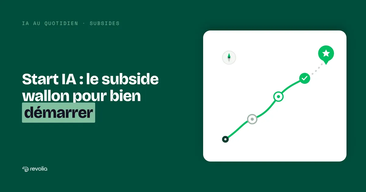 Start IA : le subside wallon pour intégrer l'IA dans ta PME