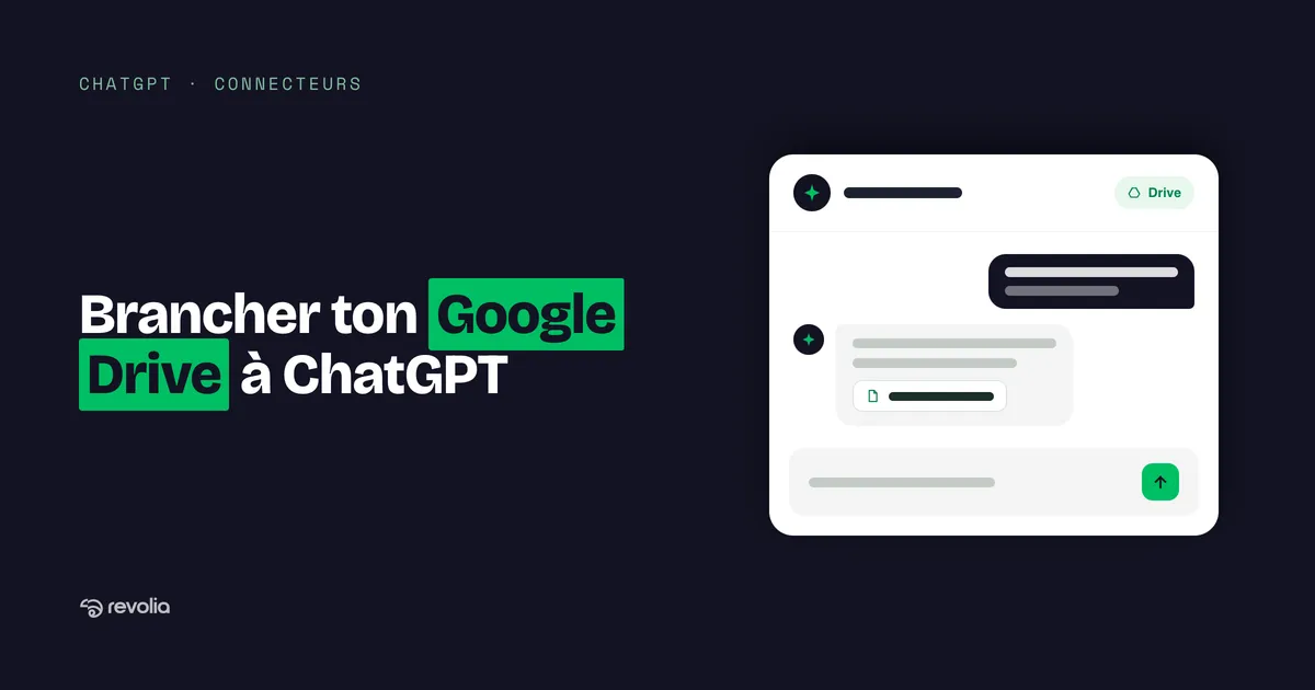 La base de connaissances de ChatGPT : brancher ton Google Drive pour des réponses sur mesure